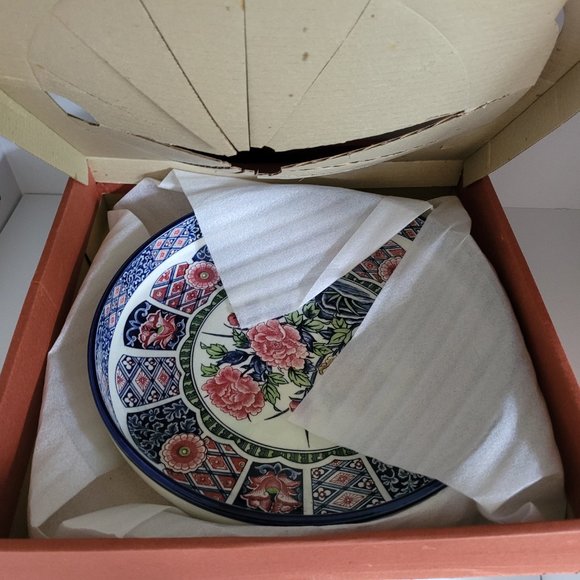 Vintage Made in Japan Shirokiya Floral Platters - Picture 3 of 12